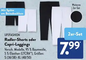 Aldi Süd UP2FASHION Radler-Shorts oder Capri-Leggings Angebot