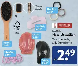 Aldi Süd LACURA Haar-Utensilien Angebot