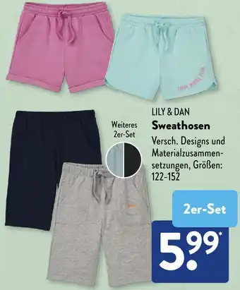 Aldi Süd LILY & DAN Sweathosen Angebot