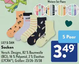 Aldi Süd LILY & DAN Socken Angebot