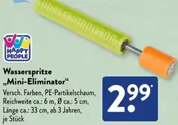 Aldi Süd HAPPY PEOPLE Wasserspritze ,,Mini-Eliminator" Angebot
