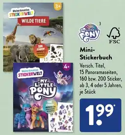 Aldi Süd Mini Stickerbuch Angebot