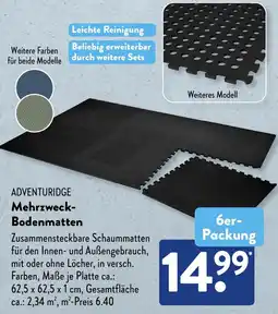 Aldi Süd ADVENTURIDGE Mehrzweck Bodenmatten Angebot