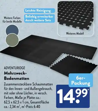 Aldi Süd ADVENTURIDGE Mehrzweck Bodenmatten Angebot
