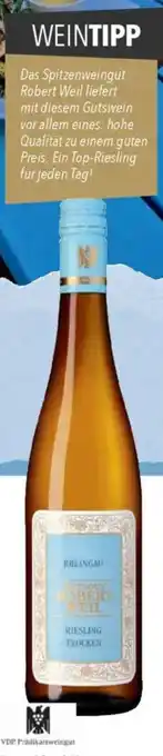 CITTI Markt Weingut Robert Weil Riesling VDP.Gutswein Angebot
