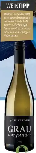 CITTI Markt Weingut Markus Schneider Grauburgunder Qualitätswein Angebot
