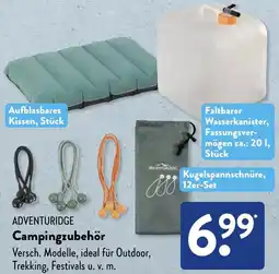 Aldi Süd ADVENTURIDGE Campingzubehör Angebot