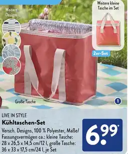 Aldi Süd LIVE IN STYLE Kühltaschen-Set Angebot