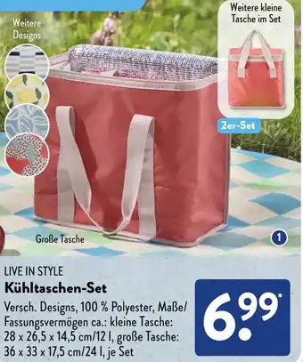 Aldi Süd LIVE IN STYLE Kühltaschen-Set Angebot