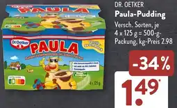 Aldi Süd DR. OETKER Paula-Pudding Angebot