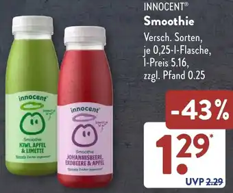 Aldi Süd INNOCENT Smoothie Angebot