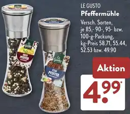 Aldi Süd LE GUSTO Pfeffermühle Angebot