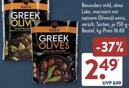 Aldi Süd GAEA Griechische Oliven, entsteint Angebot