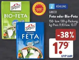 Aldi Süd GRECO Feta oder Bio-Feta Angebot