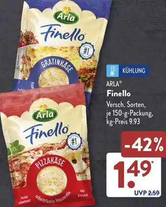 Aldi Süd ARLA Finello Angebot