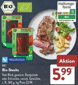 Aldi Süd Bio-Steaks Angebot