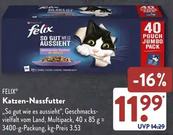 Aldi Süd FELIX Katzen-Nassfutter Angebot