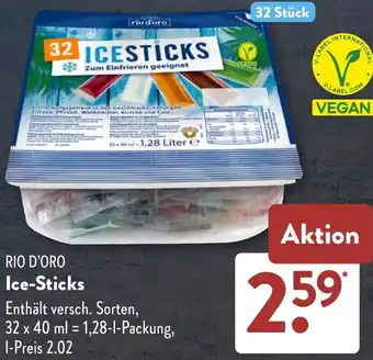 Aldi Süd RIO D'ORO Ice-Sticks Angebot