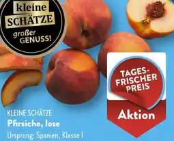 Aldi Süd KLEINE SCHÄTZE Pfirsiche, lose Angebot