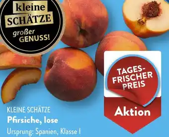 Aldi Süd KLEINE SCHÄTZE Pfirsiche, lose Angebot