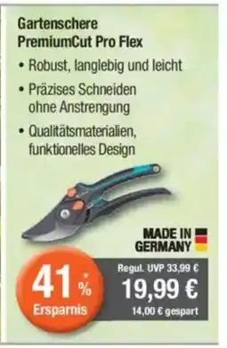 CITTI Markt Gartenschere PremiumCut Pro Flex Angebot