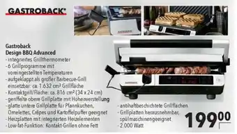 CITTI Markt GASTROBACK Design BBQ Advanced Angebot