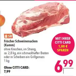 CITTI Markt Frischer Schweinenacken (Kamm) Angebot