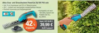 CITTI Markt Gardena Akku-Gras- und Strauchschere PowerCut 20/18V P4A solo Angebot