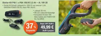CITTI Markt Gardena Starter-Kit P4A 1 x PBA 18V/45 2,5 Ah + AL 18V-20 Angebot