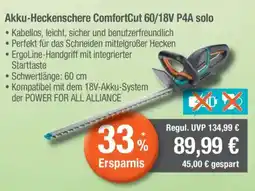 CITTI Markt Gardena Akku-Heckenschere ComfortCut 60/18V P4A solo Angebot