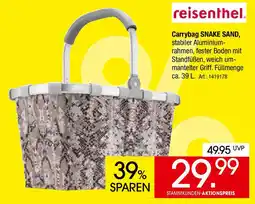 Zurbrüggen reisenthel. Carrybag SNAKE SAND Angebot