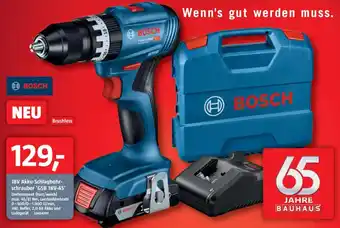 Bauhaus 18V Akku-Schlagbohr- schrauber 'GSB 18V-45 BOSCH Angebot
