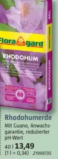 Bauhaus Rhodohumerde Flora gard Angebot