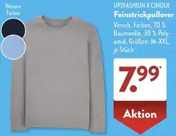Aldi Süd UP2FASHION X CINQUE Feinstrickpullover Angebot