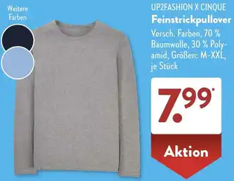 Aldi Süd UP2FASHION X CINQUE Feinstrickpullover Angebot