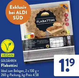 Aldi Süd GOLDÄHREN Flabattini Angebot