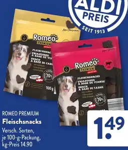 Aldi Süd ROMEO PREMIUM Fleischsnacks Angebot