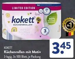 Aldi Süd KOKETT Küchenrollen mit Motiv Angebot