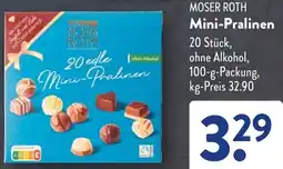 Aldi Süd MOSER ROTH Mini-Pralinen Angebot