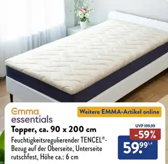 Aldi Süd Emma essentials Topper Angebot