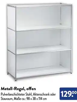 Aldi Süd Metall-Regal, offen Angebot