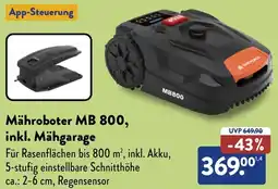 Aldi Süd YARD FORCE Mähroboter MB 800, inkl. Mähgarage Angebot