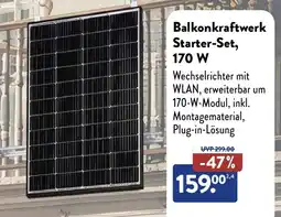 Aldi Süd YARD FORCE Balkonkraftwerk Starter-Set, 170 W Angebot