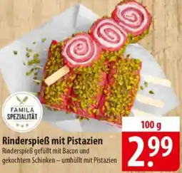 Famila Nord Ost Rinderspieß mit Pistazien Angebot