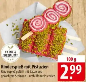 Famila Nord Ost Rinderspieß mit Pistazien Angebot