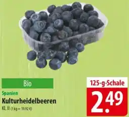 Famila Nord Ost Spanien Kulturheidelbeeren Angebot