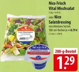 Famila Nord Ost Nico Frisch Vital Mischsalat oder Nico Salatdressing Angebot