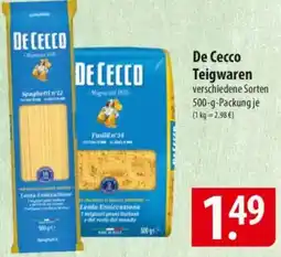 Famila Nord Ost De Cecco Teigwaren Angebot