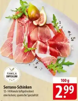 Famila Nord Ost Serrano-Schinken Angebot