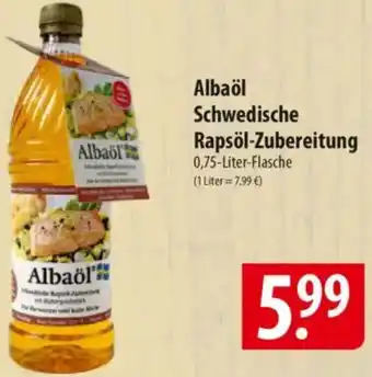 Famila Nord Ost Albaöl Schwedische Rapsöl-Zubereitung Angebot